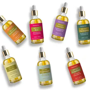 Essencetics Organic Essential Oils – 100% Pure | Vanilla, Sweet Orange, Grapefruit, Mint, Lavender, Eucalyptus, Rose | 4 oz