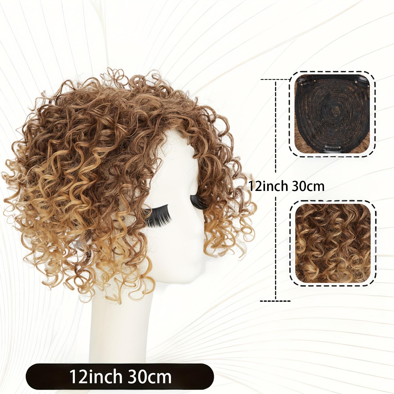 The Small Wig Enhances Hair Volume And Is Made of High-Temperature Resistant Synthetic Material, Suitable for Everyday Wear. It Adds Volume for Festive Occasions Like Halloween And Christmas