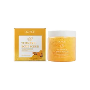 100g Turmeric Body Scrub Balm, Body Exfoliator Scrub, Gentle Exfoliating Turmeric Essence, Moisturizing and Brightening, Smooth Skin Care Product