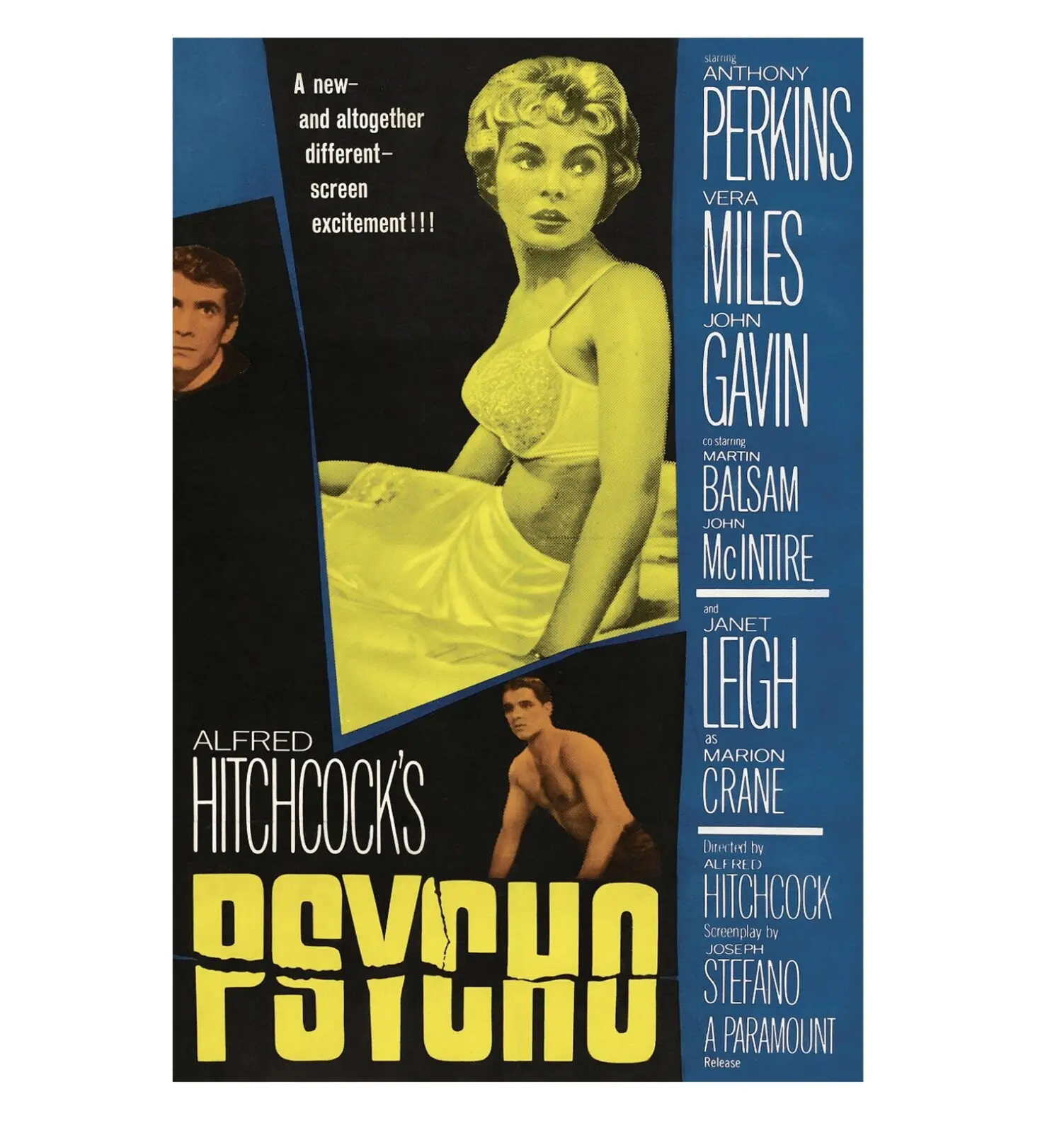 Psycho Movie Poster - 24" x 36"
