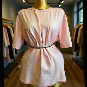 Sofi0012-Women's Oversize Crew Neck T-Shirt