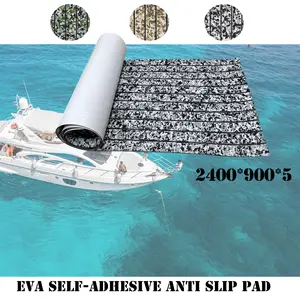 EVA Foam Boat Decking Sheet Camo Boat Flooring with Backing Adhesive/Marine Anti-Slip for Boats and Yachts Jet Ski Traction Mat