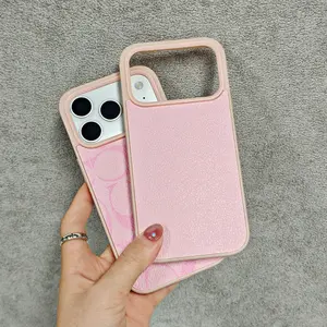 Luxury textured phone case, compatible with iPhone 17 Pro Max/16/15/14/13/12/11 Pro Max, full-coverage design with drop protection. Stylish and unique soft case for iPhone 16 Plus—trendy and cute, designed specifically for women.