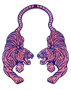 Symmetry Tigers Large Back Patch
