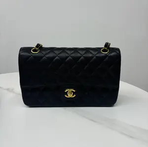 Pre-owned CHANEL Classic Flap Bag – Black Caviar Leather