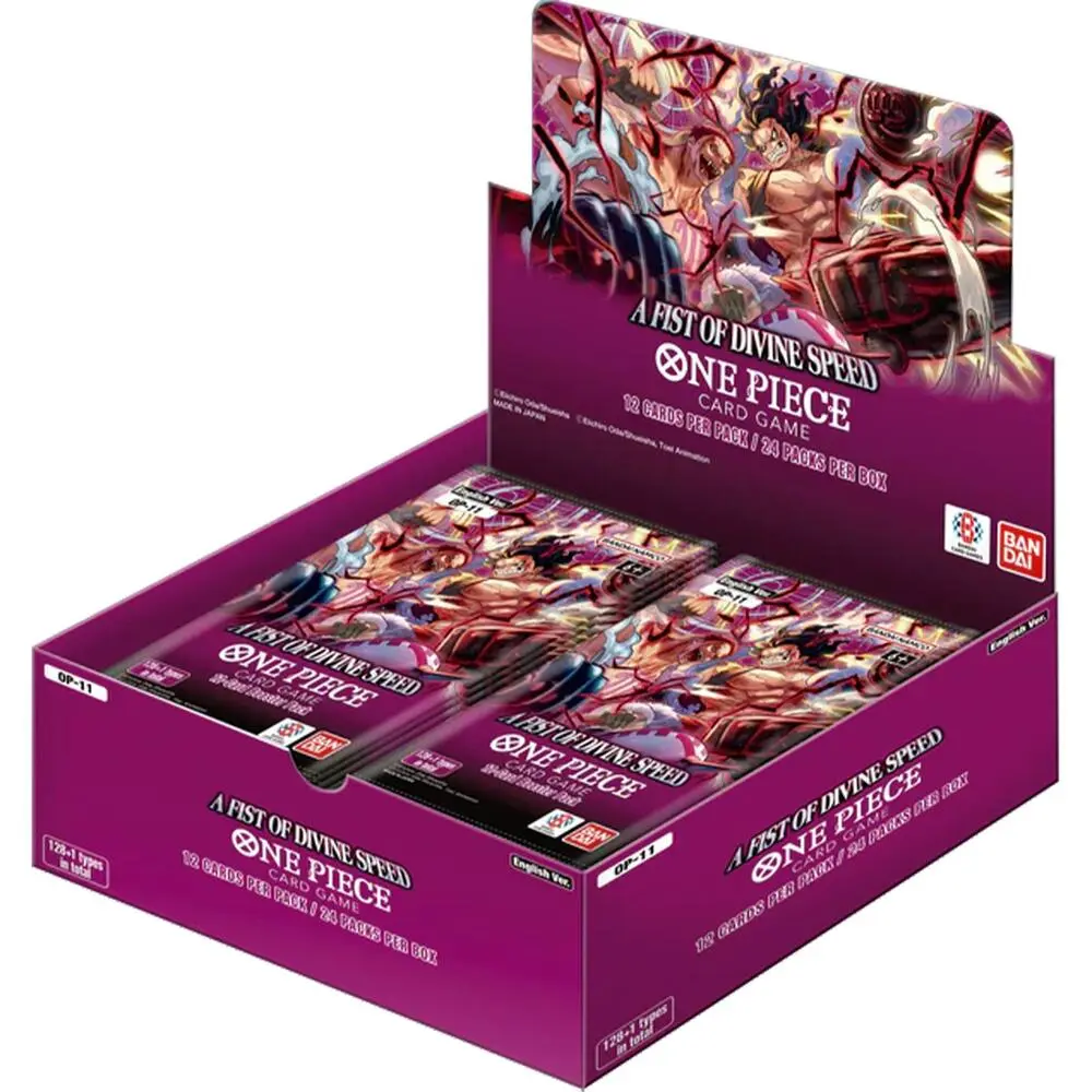 Bandai ONE PIECE A Fist of Divine Speed Booster Box OP11 - Collectible Card Game Trading Pack