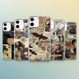 Night Fury Phone Case T00thless HTTYD Dragons Cover for iPhone 11, 12, 13, 14, 15, 16, 17 & more – check our available sizes