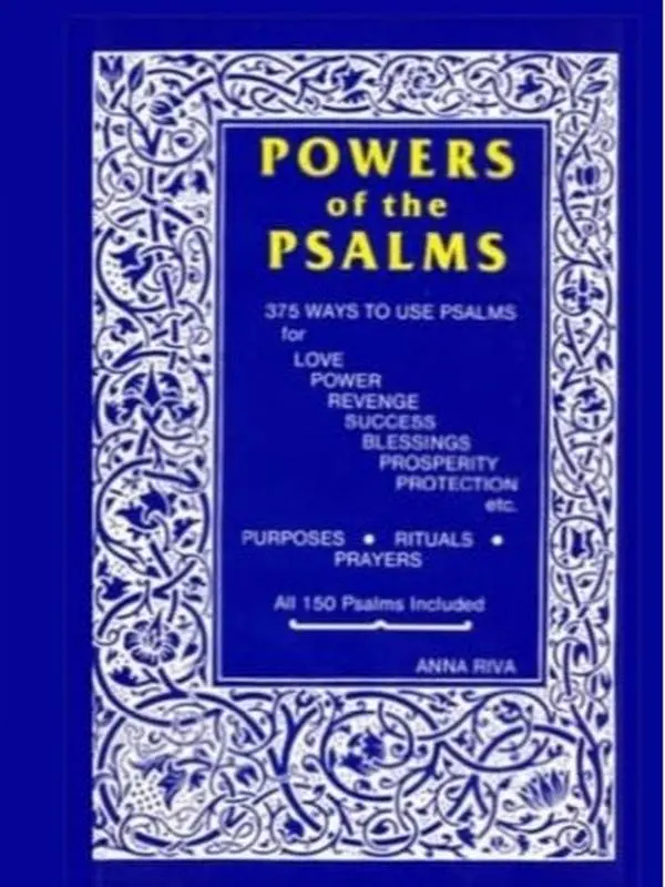 The title of the book is “Powers of the Psalms” by Anna Riva.