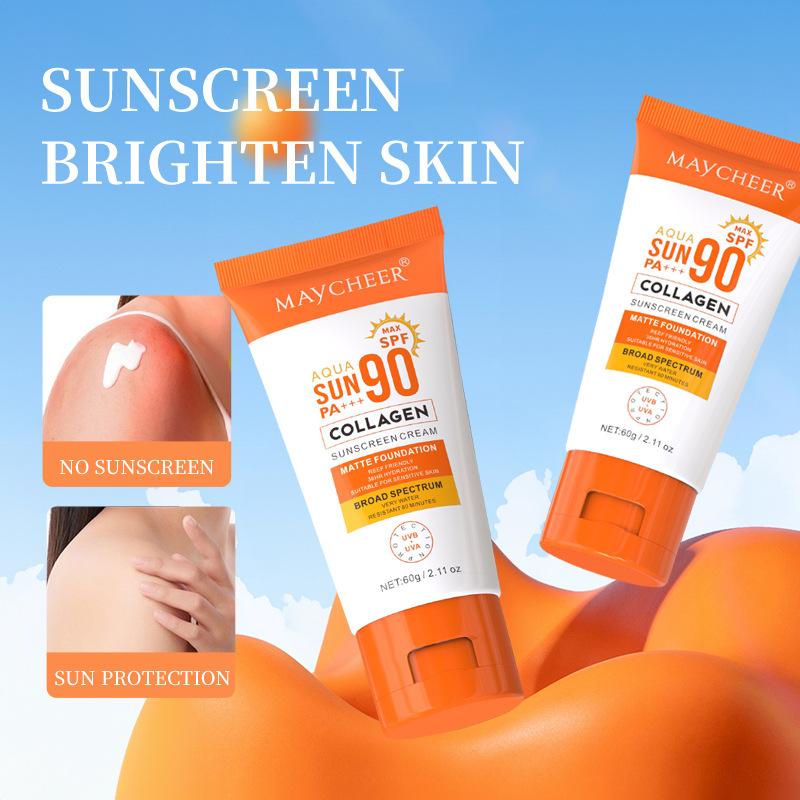 Sunscreen SPF90+ (60g)｜Lightweight & Non-Greasy｜Face UV Protection｜Summer Must-Have #Gift