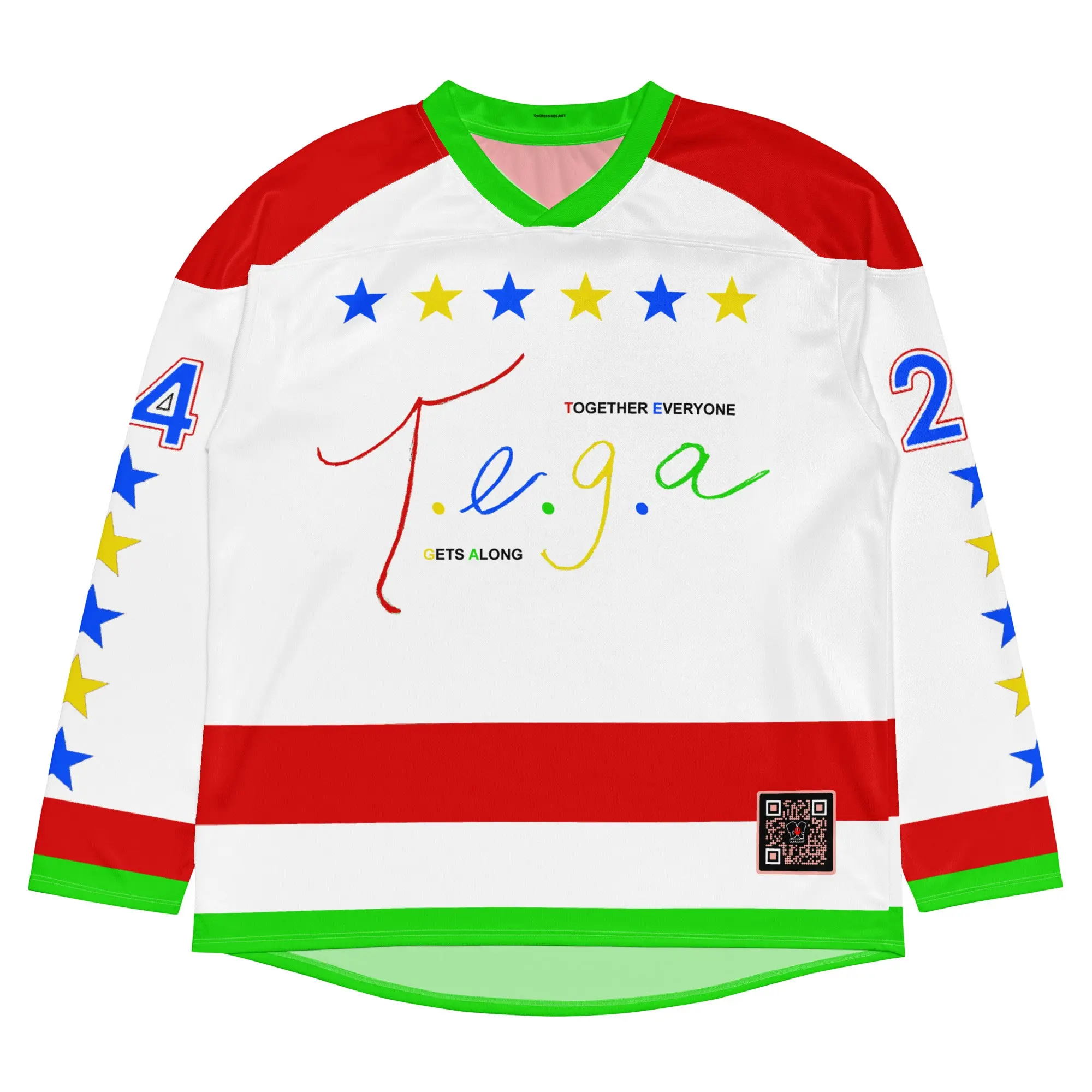 T.E.G.A. hockey fan jersey