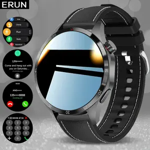 Erun Smart Watch for Men, Wireless Calling, Message Alerts, Multiple Sports Modes, Step Counter, Compatible with iOS and Android