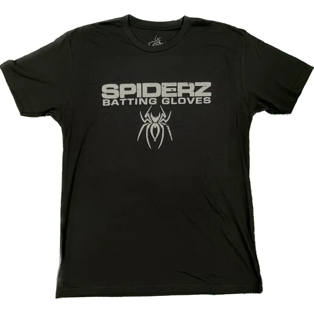 Spiderz Batting Gloves Black/White "OG" Premium T-Shirt