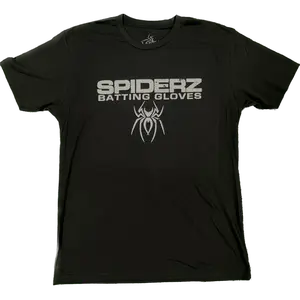 Spiderz Batting Gloves Black/White "OG" Premium T-Shirt