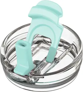 Replacement Lid for 50 oz & 40 oz cold1 Reduce Tumbler, Fit for 42 oz, 35 oz, 30 oz Yeti Rambler Tumbler, Press-in Leakproof 2-in-1 Flip Straw Lid fit for Hydrapeak 40 oz Cup, Bubblegum