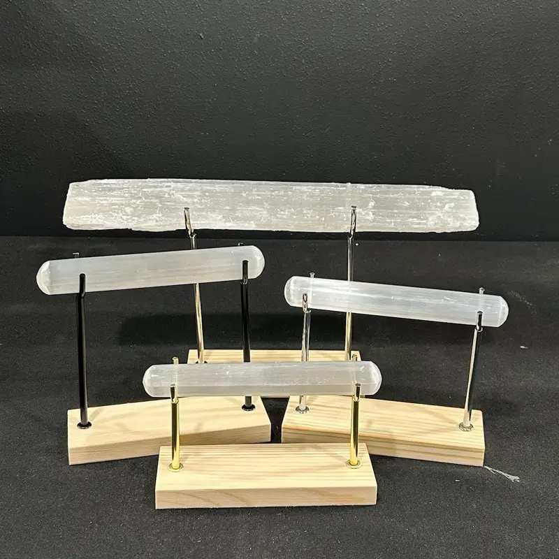 Selenite Satin Spar Bracelet Stands