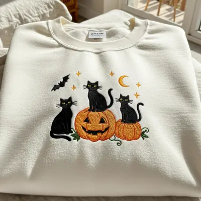 Black Cat Halloween Swearer TikTok Shop