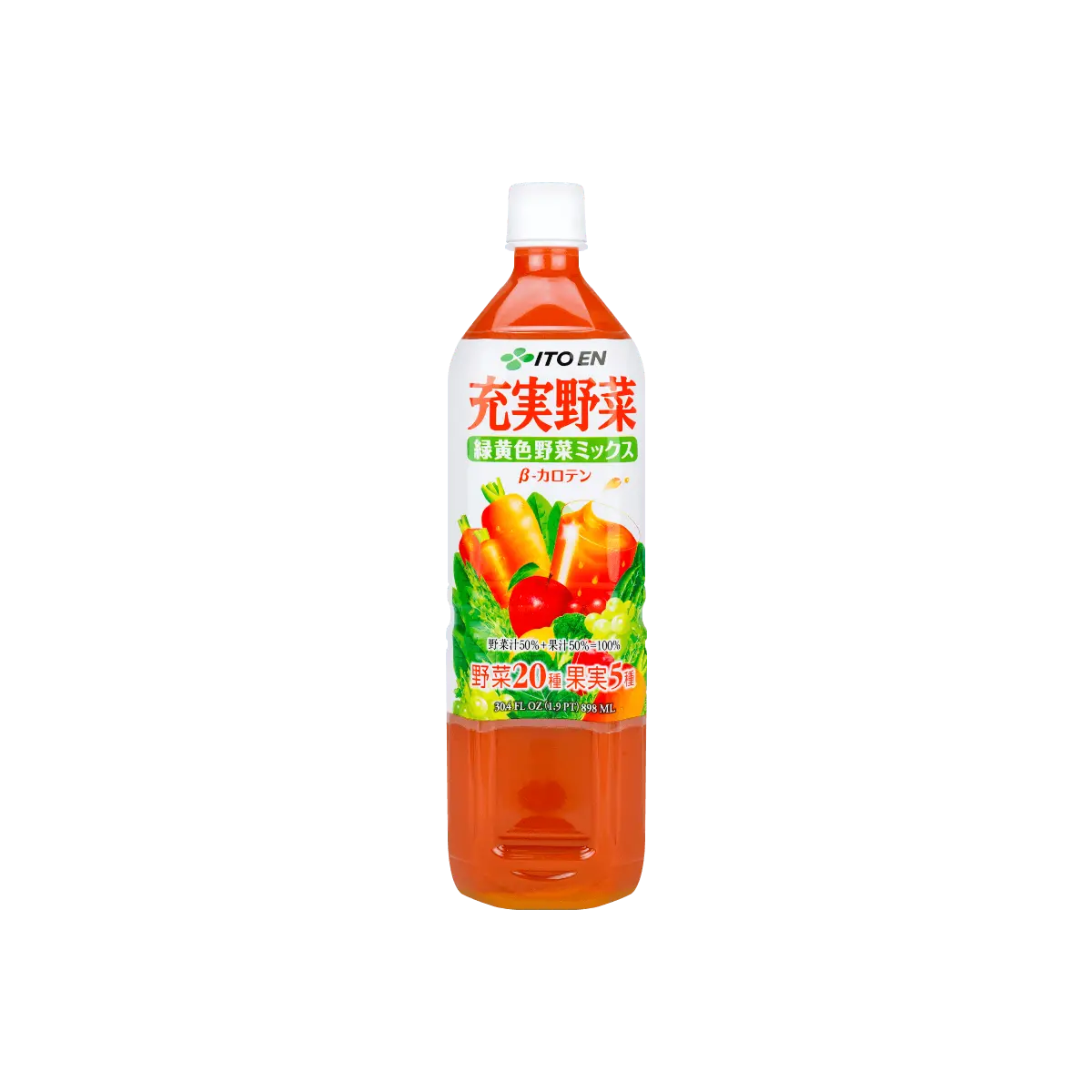 ITO EN 20 Vegetable 5 Fruit Mixed Juice 898ml - Healthy Japanese Fruit & Veggie Blend