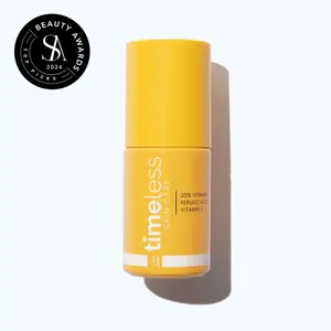 Timeless 20% Vitamin C Serum 30ml | Vitamin E + Ferulic Acid, Brighten Dull Skin, Repair & Protect, Collagen Support for Glowing Complexion