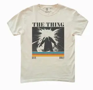 The Thing EST 1982 Vintage Movie Poster T-Shirt | Horror Film Retro Graphic Tee | 90s Vintage Tee, Retro Shirt