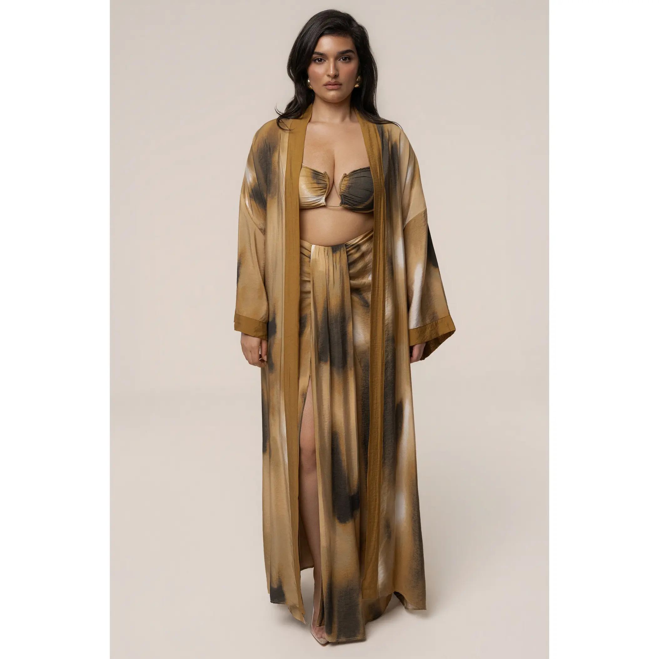 Brown Desert Oasis Duster