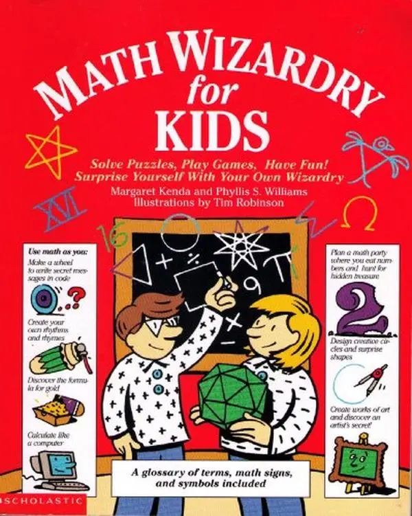 USED Book - Math Wizardry for Kids: Solve Puzzles, Play Games, Have Fun! by Margaret Kenda (Paperback) - english