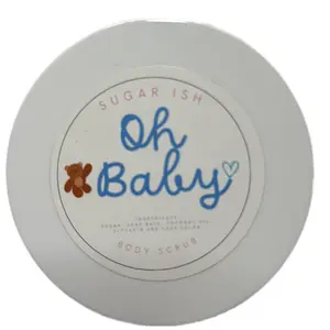 Oh baby fresh powder body scrub exfoliate w/spoon