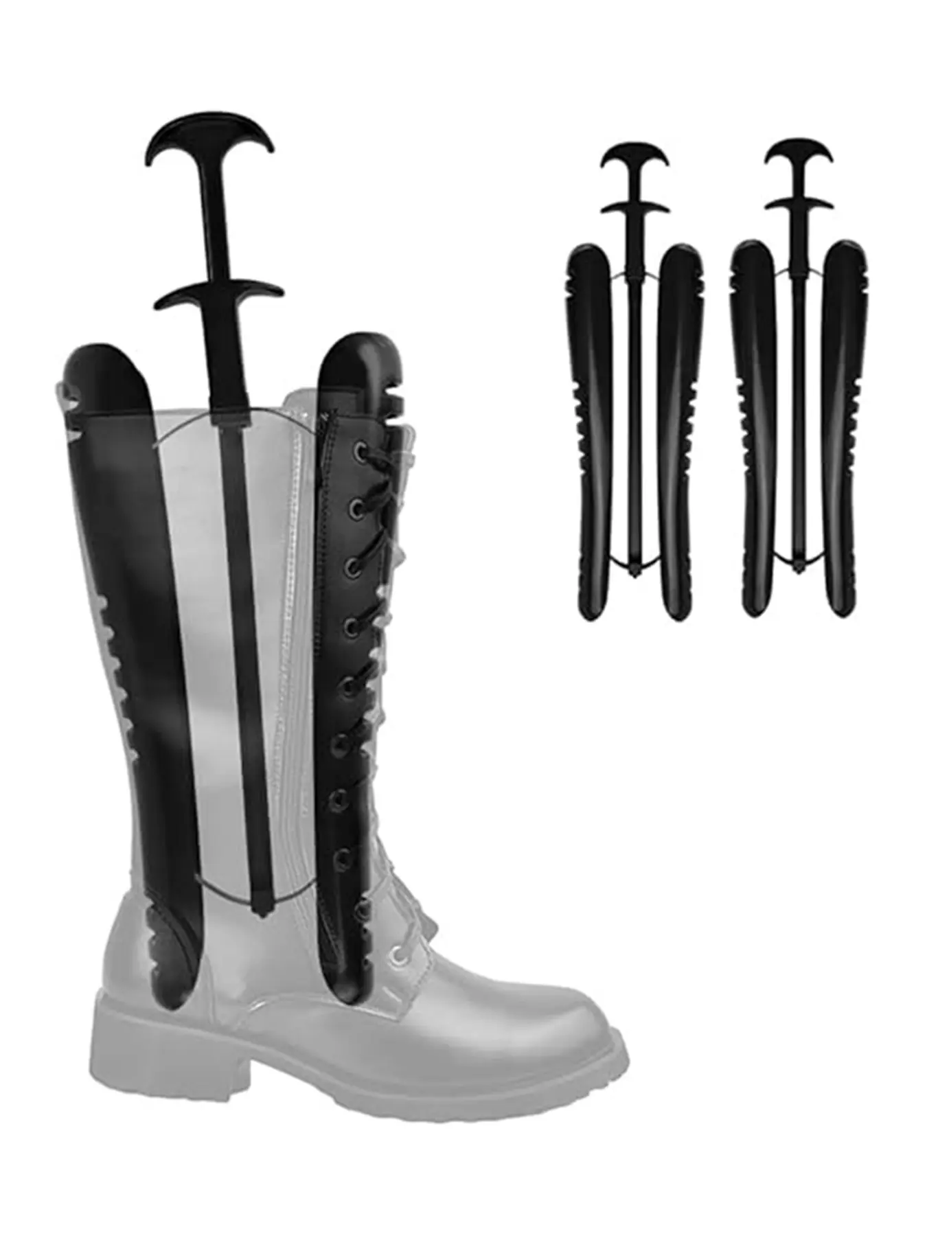 Women's Boot Stretcher with Handle, Long Boots Shaper, Shoe Support Rack, Shoe Protector, Shoe Accessories, 2 Pieces, Durable & Easy-To-Use Design