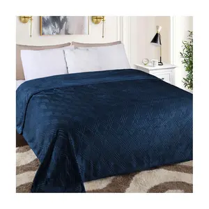 Superior Diamond Flannel Fleece Ultra-Soft Blanket - Twin