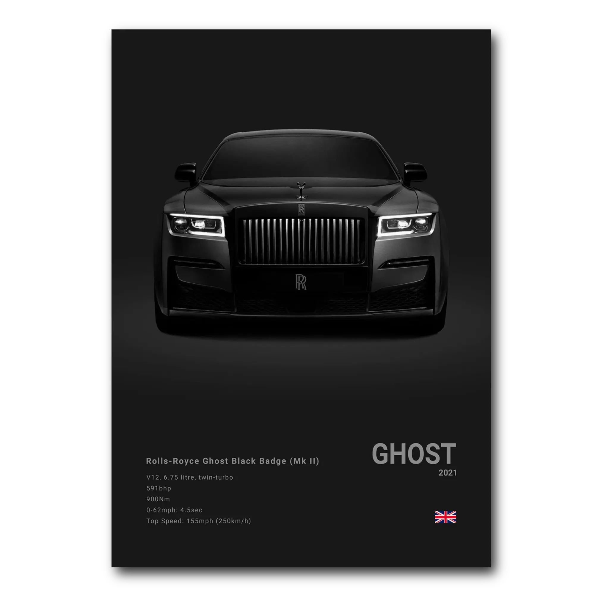 Rolls Royce Ghost - POSTER NO FRAME