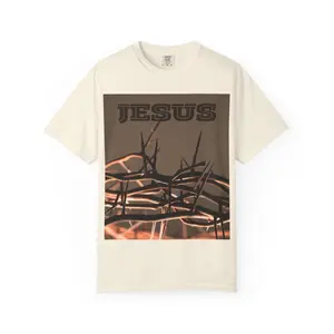 Jesus Crown of Thorns T-Shirt | Religious Faith Graphic Tee