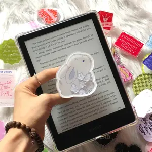 Bunny Shaker PhoneGrip, Kawaii Liquid PhoneGrip, Aesthetic Shaker PopSocket, Girly PhoneGrip, Kawaii Bunny Shaker Grip, Bunny Floating Charm