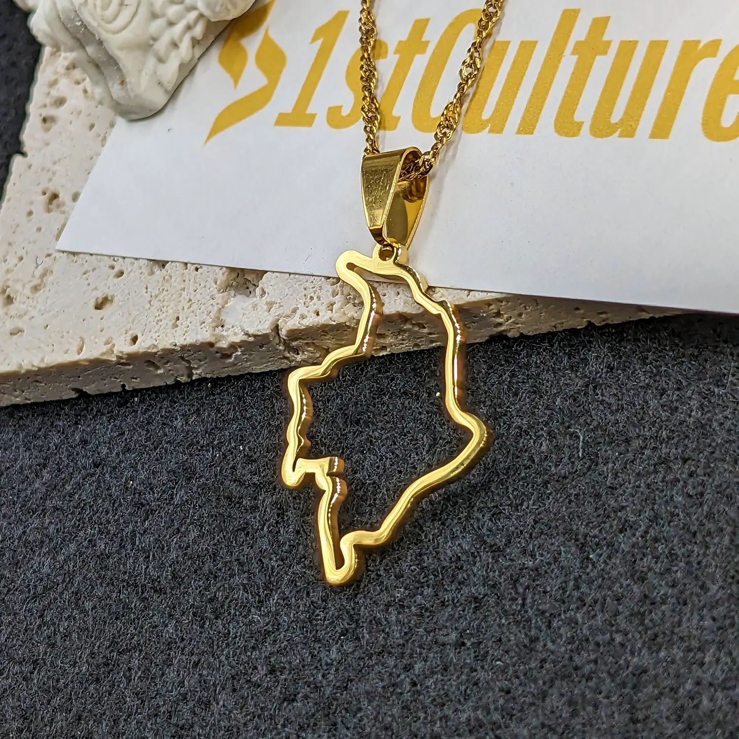 Colombia Necklace / Jewelry Map Pendant Gift Flag