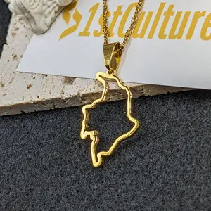 Colombia Necklace / Jewelry Map Pendant Gift Flag