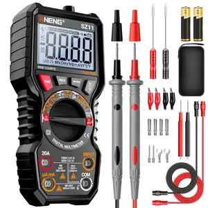 Multimeter,TRMS 6000 Counts Magnetic Digital Tester with High Resolution Auto Ranging MAX/MIN Voltmeter Measures AC/DC Voltage,Current,Resistance,Capacitance, NCV,Data Hold Amp for Automotive