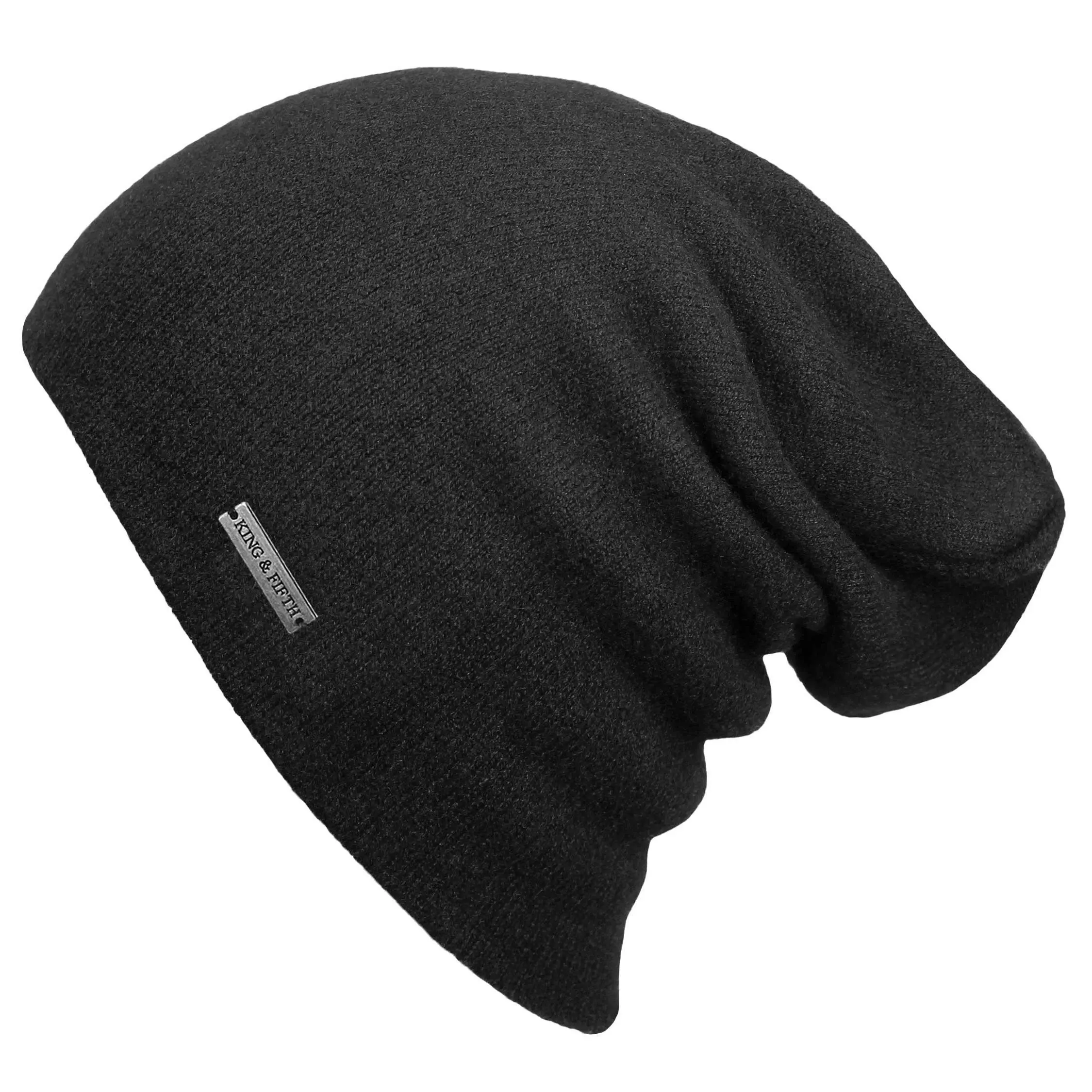 Mens 100% Cashmere Beanie - The David hats