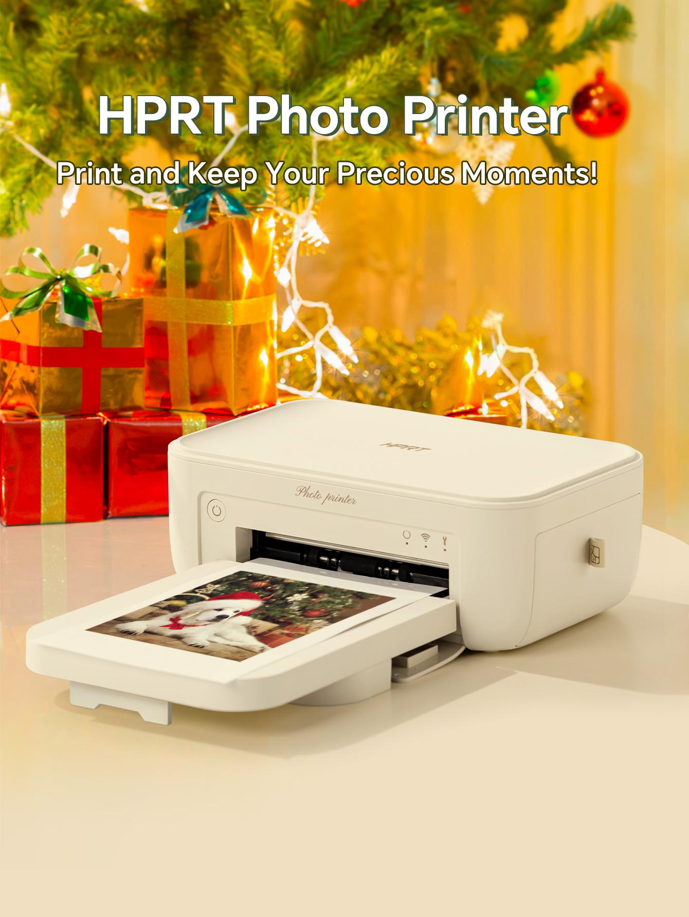4x6 Wireless Photo Printer for Kids - Instant Prints with 4PASS Technology & AR Video Feature, Portable & Compact, Perfect for Scrapbooking, Baby Shower Gifts, Parties, and Journals