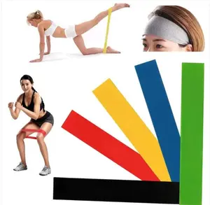 Resistance Loop Exercise Bands Set of 5 for Home Fitness, Stretching, Strength Training, Physical Therapy, Elastic Workout Bands for Women Men Kids