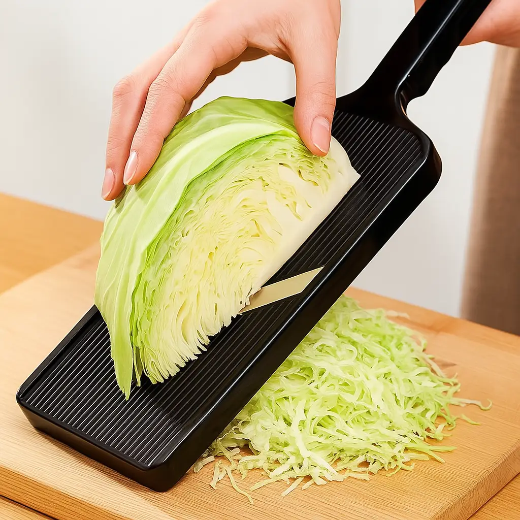 Upgraded Multifunctional Cabbage Grater & Slicer – Ideal for Healthy Eating, Salad Prep & Veggie Shredding | Heavy-Duty Kitchen Tool for Cabbage, Lett