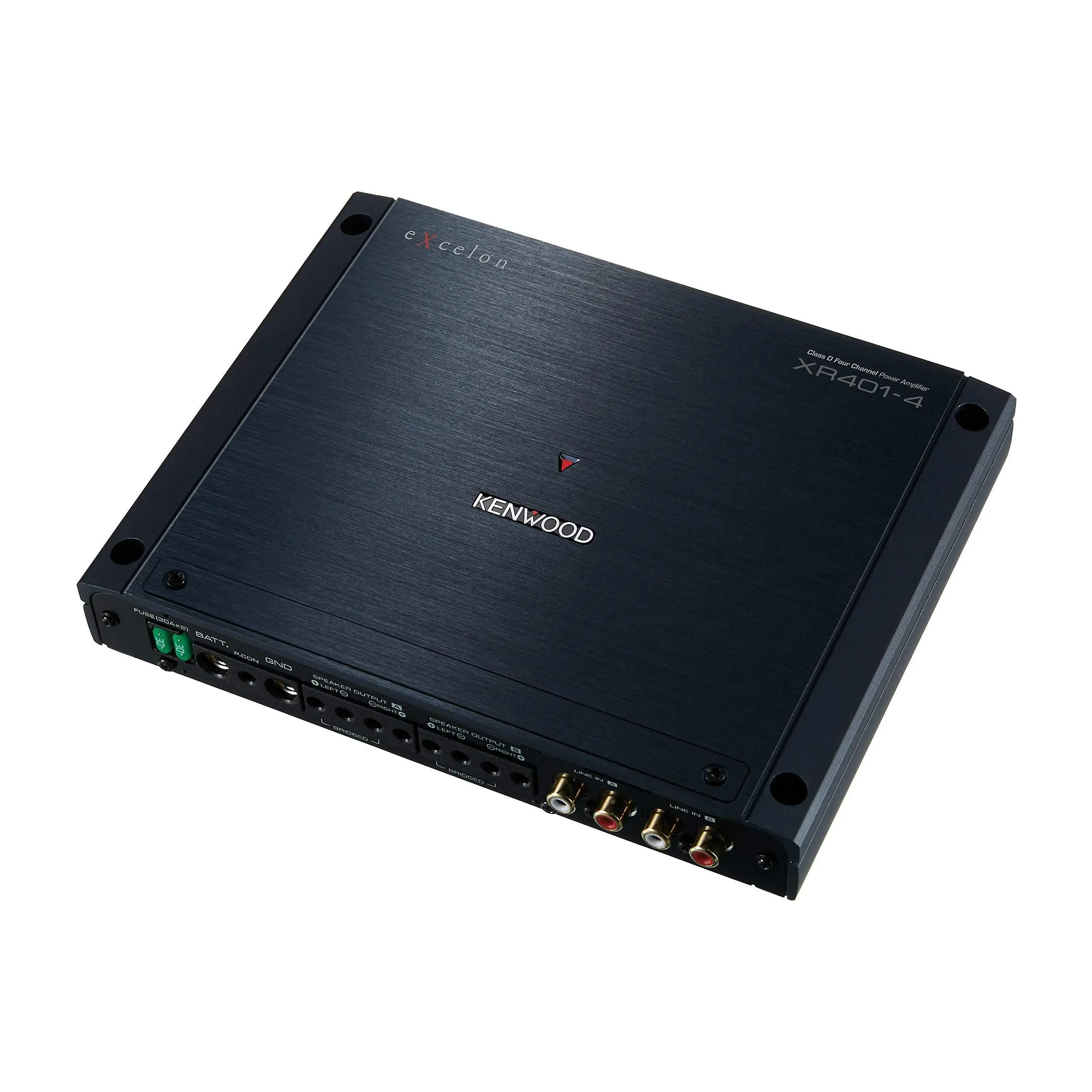 Kenwood eXcelon XR401-4 400-Watt Compact 4-Channel Class D Car Amplifier