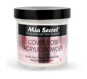 Mia Secret Cover Rose Acrylic Powder 4 Oz Professional Nail System Made in USA 118g