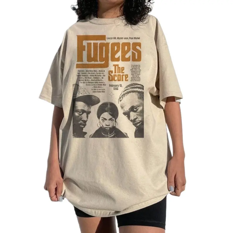 Lauryn 90s Music Shirt, Fugees Unisex Shirt The Fugees The Score Shirt, Fan Gift Classic 90s Shirt Cotton