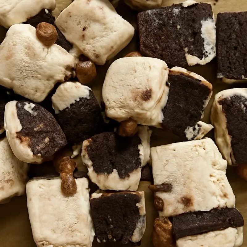 Freeze Dried HOT FUDGE BROWNIE Ice Cream Sandwich Bites - Viral TikTok Snack - Halloween