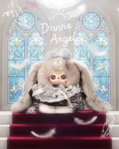 【ZZ】-Sweet Baby 400% V2 series Mystery Boxes Bag Pendant Bunny Plush Dolls Soft Collectibles（Hidden Style  1/36）