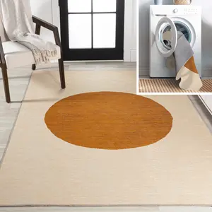 JONATHAN Y Cirkel Minimalist Geometric Dot Machine-Washable Indoor Area Rug; for Living Room, Kitchen, Bedroom, Dining Room, Office
