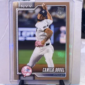 2026 Topps Series 1 Camilo Doval #75 New York Yankees Gold Parallel /2026