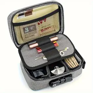 Odor-free storage bag with password lock, which is very suitable for safe filing, drug protection and travel, Heavy Duty Pouch. It is an excellent choice to ensure privacy and an excellent gift for relatives.