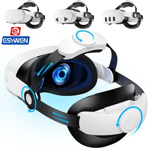 ESYWEN Head Strap for Meta Quest 2/3/3S - 4-Way Adjustable VR Headset Strap Replacement with Enhanced Support & Comfort Upgrade - Elite Strap Alternative for Oculus Gaming