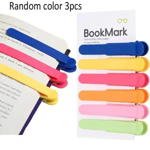 Soft Silicone Non-Deforming Multi-Function Automatic Page Tracker Bookmark, Flexible Reading Aid for Book Lovers, Ideal for Students and Professionals