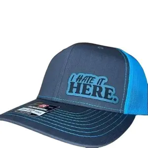I Hate It Here Richardson Trucker Hat, Relatable Work Humor Cap, Gag Gift For Friends, Office Antics Hat, Funny Quote Headwear