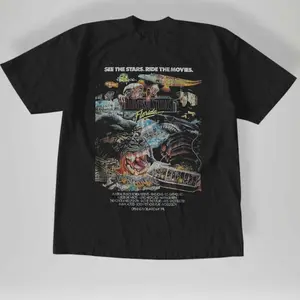 Vintage Universal Studios Florida Shirt Mens Black Vintage 90s Style Unisex Tee, Retro Music Fan Gifts